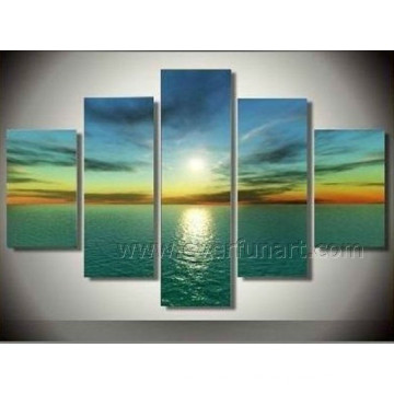 Pure Handbemalte Mode Seascape Sonnenuntergang Wand Kunst Malerei (SE-179)